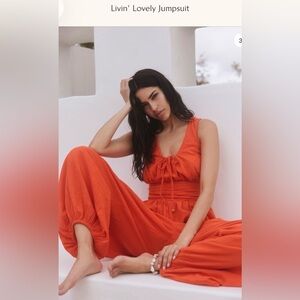 NWT: Free People Free-est  Livin’ Lovely Jumpsuit